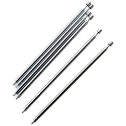 weelye 6 Pcs Universal Telescopic Metal Long Antenna， for Remote Control Accessory Childrens Electric Ride on Toys RC Car Replacement Parts