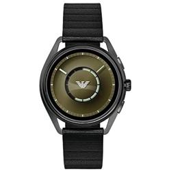 Emporio Armani Mens Smartwatch 2 Powered with Wear OS by Google with Heart Rate, GPS, NFC, and Smartphone Notifications