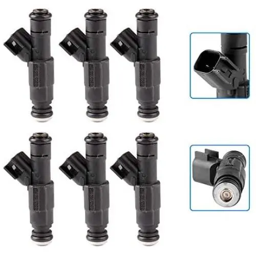 Injectors,cciyu 4 Holes Fuel Injectors Set fit for 99-01 for Jeep for Cherokee,99-04 for Jeep for Grand Cherokee/Wrangler,00-03 for Dodge for Ram 2500 Van/Ram 3500 Van 0280155784,6 Pieces Injectors,cciyu 4 Holes Fuel Injectors Set fit for 99-01 for Jeep for Cherokee,99-04 for Jeep for Grand Cherokee/Wrangler,00-03 for Dodge for Ram 2500 Van/Ram 3500 Van 0280155784,6 Pieces
