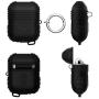 HALLEAST Compatible AirPods Case Cover, AirPods 2 Case Keychain Front LED Visible, Support Wireless Charging Protector Silicone Cover Compatible Apple AirPods 2 & 1 Accessories