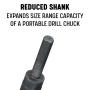 Drill America - DWDRSD1-1/2 1-1/2'' Reduced Shank High Speed Steel Drill Bit with 1/2'' Shank, DWDRSD Series