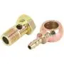 X AUTOHAUX 2 Sets 16mm Diameter Banjo Hose Barb Bolt Fittings Banjo Bolt Washer Bronze Tone Metal for Motorcycle Car X AUTOHAUX 2 Sets 16mm Diameter Banjo Hose Barb Bolt Fittings Banjo Bolt Washer Bronze Tone Metal for Motorcycle Car