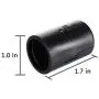 Wire Shelf Clips,36 Pairs 72 Pack,Wire Shelving Shelf Lock Clips for 1'' Diameter Post Shelving Sleeves,Plastic Shelving Split Sleeves
