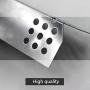 Hongso Stainless Steel Heat Plate Shield Replacement Parts for Kitchen Aid 720-0787D, 720-0819 Gas Grill Models, 16 9/16 Inch Grill Heat Tent for Cooking, SPZ811 (2-Pack)