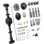 LoveinDIY Metal Center Axle Assembly Kit Spare Parts for WPL B16 B16K B36 B36K RC Car Accessories