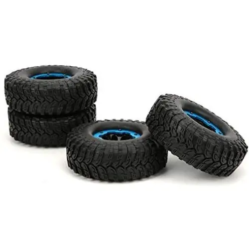 T best 4Pcs RC Wheels, 1.6in 1:10 Scale Remoted Control Tire Metal Inflatable RC Crawler Tire Replacement Part Accessory for SCX10 TRX4 D90 90046 1/10 RC Car T best 4Pcs RC Wheels, 1.6in 1:10 Scale Remoted Control Tire Metal Inflatable RC Crawler Tire Replacement Part Accessory for SCX10 TRX4 D90 90046 1/10 RC Car