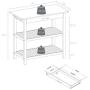 Casual Home Kitchen Island with Solid American Hardwood Top, Walnut