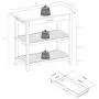 Casual Home Kitchen Island with Solid American Hardwood Top, Walnut