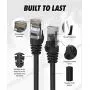 Cat6 Ethernet Cable - 6 ft 10-Pack (1.8m) Cat 6 RJ45, LAN, Utp, Network, Patch, Internet Cable - 6 feet Cat6 Ethernet Cable - 6 ft 10-Pack (1.8m) Cat 6 RJ45, LAN, Utp, Network, Patch, Internet Cable - 6 feet
