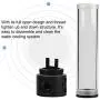 Water Cooling Tank, 190mm / 240mm / 300mm / 400mm50mm Diameter POM Cylindrical CPU Water Cooler Reservoir System Heat Sink Kit for PC Computer(240mm) Water Cooling Tank, 190mm / 240mm / 300mm / 400mm50mm Diameter POM Cylindrical CPU Water Cooler Reservoir System Heat Sink Kit for PC Computer(240mm)