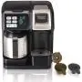 Hamilton Beach FlexBrew Thermal Coffee Maker, Single Serve & Full Pot, Compatible with K-Cup Pods or Grounds, Programmable, Black and Stainless (49966) Hamilton Beach FlexBrew Thermal Coffee Maker, Single Serve & Full Pot, Compatible with K-Cup Pods or Grounds, Programmable, Black and Stainless (49966)