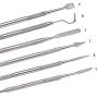 PHYHOO Wax Carvers Set Double Ended Dental Wax Modeling Sculpting Tools Dental Picks Polymer Pottery Clay Carving Tool Stainless Steel 12 Pieces