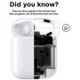elago Upgraded AirPods Dust Guard (Rose Gold, 1 Set) – Dust-Proof Film, Luxurious Looking, Must Watch Easy Installation Video, Protect AirPods from Metal Shavings [US Patent Registered]