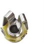TOTOT 6.35mm Stereo Chassis Socket Jack Termination of Guitar Accessories Parts 3 Pole Metal Stereo Plug Heavy Duty Audio Panel Adapter Female Panel Mount Connector YS230 1/4 Inch