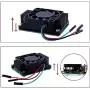 GeeekPi Aluminum Alloy Heatsink with PWM Fan for Raspberry Pi Compute Module 4, Passive Cooling Radiator with Speed Control Fan for Raspberry Pi CM4 Motherboard GeeekPi Aluminum Alloy Heatsink with PWM Fan for Raspberry Pi Compute Module 4, Passive Cooling Radiator with Speed Control Fan for Raspberry Pi CM4 Motherboard