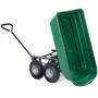 COLIBROX 650LB Green Garden Cart Dump Wagon Trailer Lawn Wheels Rolling Storage Wagon Carrier Barrow Air Tires Heavy Duty COLIBROX 650LB Green Garden Cart Dump Wagon Trailer Lawn Wheels Rolling Storage Wagon Carrier Barrow Air Tires Heavy Duty