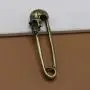 Mystart 20 Pieces Punk Skull Head Connectors Charms DIY Handmade Alloy Crafts Accessories (Antique Bronze)