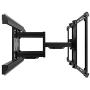 Kanto Full Motion PMX660 Pro Series Mount for 37'' to 80'' Flat Panel TVs, Black