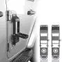Hooke Road Metal Folding Door Hinge Steps, Door Pedal w/Star Sign Compatible with Jeep Wrangler JL & Jeep Gladiator JT 2018 2019 2020 2021 (Set of 2) Hooke Road Metal Folding Door Hinge Steps, Door Pedal w/Star Sign Compatible with Jeep Wrangler JL & Jeep Gladiator JT 2018 2019 2020 2021 (Set of 2)