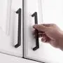 Koofizo Solid Square Bar Cabinet Handle - Black Furniture Pull, 6.3 Inch/160mm Screwhole Distance, 10-Pack for Kitchen Cupboard Door, Bedroom Dresser Drawer, Bathroom Wardrobe Hardware Koofizo Solid Square Bar Cabinet Handle - Black Furniture Pull, 6.3 Inch/160mm Screwhole Distance, 10-Pack for Kitchen Cupboard Door, Bedroom Dresser Drawer, Bathroom Wardrobe Hardware