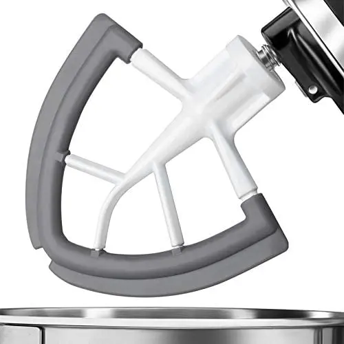 Flex Edge Beater For Kitchenaid,Kitchen Aid Mixer Accessory,Kitchen Aid Attachments For Mixer,Fits Tilt-Head Stand Mixer Bowls For 4.5-5 Quart Bowls,Beater With Silicone Edges,White Flex Edge Beater For Kitchenaid,Kitchen Aid Mixer Accessory,Kitchen Aid Attachments For Mixer,Fits Tilt-Head Stand Mixer Bowls For 4.5-5 Quart Bowls,Beater With Silicone Edges,White