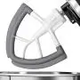 Flex Edge Beater For Kitchenaid,Kitchen Aid Mixer Accessory,Kitchen Aid Attachments For Mixer,Fits Tilt-Head Stand Mixer Bowls For 4.5-5 Quart Bowls,Beater With Silicone Edges,White Flex Edge Beater For Kitchenaid,Kitchen Aid Mixer Accessory,Kitchen Aid Attachments For Mixer,Fits Tilt-Head Stand Mixer Bowls For 4.5-5 Quart Bowls,Beater With Silicone Edges,White