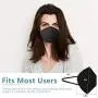 KN95 Face Mask 20Pcs, Included on FDA EUA List, 5 Layer Design Cup Dust Safety Masks, Breathable Protection Masks Against PM2.5 Dust Bulk for Adult, Men, Women, Indoor, Outdoor Use, Black KN95 Face Mask 20Pcs, Included on FDA EUA List, 5 Layer Design Cup Dust Safety Masks, Breathable Protection Masks Against PM2.5 Dust Bulk for Adult, Men, Women, Indoor, Outdoor Use, Black