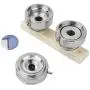 Badge Mold, 44mm Badge Pin Making Mold DIY Button Maker Punch Press Machine Metal Tool Compatible With Button Making Machine Badge Mold, 44mm Badge Pin Making Mold DIY Button Maker Punch Press Machine Metal Tool Compatible With Button Making Machine