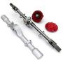 YIZAN 1 Set Metal Rear Bridge Axle with Steel Gear for WPL D12 B14 B24 B16 B36 C14 C24 C34 C44 RC Car Upgrade Parts,Black