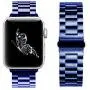 SPINYE Bands Compatible with iWatch 38mm 40mm 42mm 44mm, Solid Stainless Steel Metal Strap Replacement for Apple iWatch Series 6/5 / 4/3 Women Men (Blue, 38mm/40mm) SPINYE Bands Compatible with iWatch 38mm 40mm 42mm 44mm, Solid Stainless Steel Metal Strap Replacement for Apple iWatch Series 6/5 / 4/3 Women Men (Blue, 38mm/40mm)