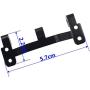 ShareGoo 2PCS Aluminum Pull Rod Base Seat Servo Fixed Mount Upgrade Spare Part for Wpl B1 B14 B-16 C-14 C-14K C-24 C-24K 1/16 RC Car Truck Crawler