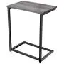 Homemaxs C Table Sofa Side End Table Wood Finish Steel Construction Easy Assembly 26-Inch for Small Space (Gray) Homemaxs C Table Sofa Side End Table Wood Finish Steel Construction Easy Assembly 26-Inch for Small Space (Gray)