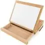 Arteza Wood Tabletop Easel, 13.38 x 10.25 x 2 Inch Portable Artist Easel Box, Adjustable Desk & Table Easel with Storage Drawer and Palette, for Painting, Drawing & Displaying Artwork Arteza Wood Tabletop Easel, 13.38 x 10.25 x 2 Inch Portable Artist Easel Box, Adjustable Desk & Table Easel with Storage Drawer and Palette, for Painting, Drawing & Displaying Artwork