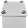 Mail Boss 7122, White In-Ground Mounting Post, 43 x 4 x 4 inches, for Use with Mailbox