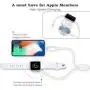 lifeegrn Update Version Smart iWatch Charger Wireless USB 5.0 ft/1.5 m Charging Cable for Apple Watch Series SE/6/5/4/3/2/1 iOS 6.0 & iPhone 12/11/Pro/Max/XR/XS/XS Max/X&iPad Series