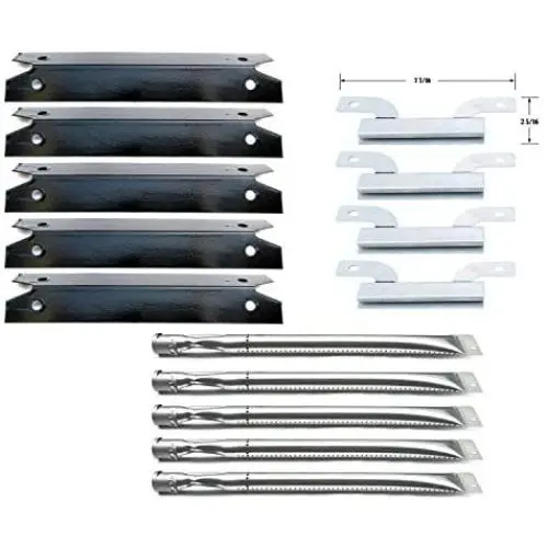 Direct Store Parts Kit DG132 Replacement for Gas Grill Brinkmann 810-1575-W Gas Grill Parts Kit (Stainless Steel Burner + Stainless Steel Carry-Over Tubes + Porcelain Steel Heat Plate) Direct Store Parts Kit DG132 Replacement for Gas Grill Brinkmann 810-1575-W Gas Grill Parts Kit (Stainless Steel Burner + Stainless Steel Carry-Over Tubes + Porcelain Steel Heat Plate)