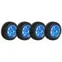 Drfeify RC Truck Wheel Rally Tire, Blue Metal RC Tires Wheel Rally Tyres Upgrade Parts for WL 1/18 A959 A979 A969 RC Crawler Car Drfeify RC Truck Wheel Rally Tire, Blue Metal RC Tires Wheel Rally Tyres Upgrade Parts for WL 1/18 A959 A979 A969 RC Crawler Car