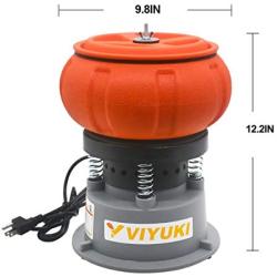 VIYUKI 5LB Vibratory Tumbler Bowl Tumbling Polishing Machine - Polishing Small Metal Parts