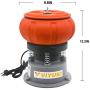 VIYUKI 5LB Vibratory Tumbler Bowl Tumbling Polishing Machine - Polishing Small Metal Parts