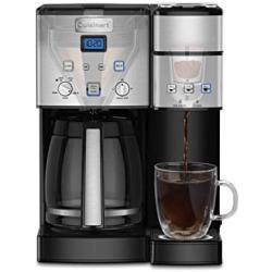 Cuisinart SS-15P1 Coffee Center 12-Cup Coffeemaker and Single-Serve Brewer, Silver