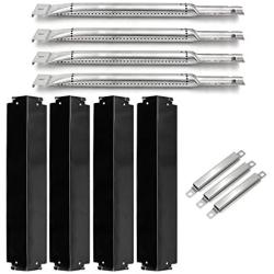 VICOOL Grill Parts for charbroil Commercial Series 4 Burners 463268008, 463248208, Heat Plates,Burners, Crossover Tubes Kits