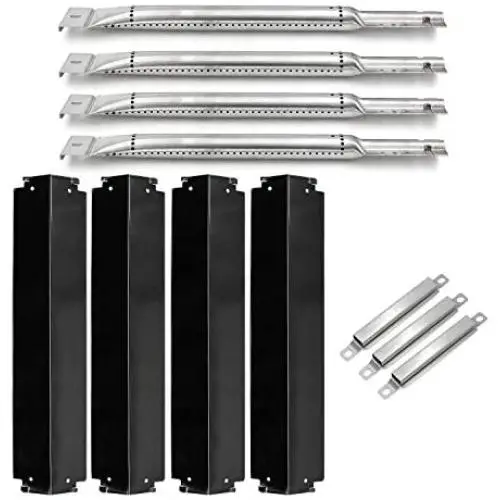 VICOOL Grill Parts for charbroil Commercial Series 4 Burners 463268008, 463248208, Heat Plates,Burners, Crossover Tubes Kits VICOOL Grill Parts for charbroil Commercial Series 4 Burners 463268008, 463248208, Heat Plates,Burners, Crossover Tubes Kits