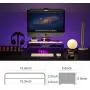 2 Tiers Aluminum Monitor Stand Shelf Riser Metal Desk Stand Base up to 27 inches Screens for PC, Laptop, Computer, iMac, MacBook with Storage Organizer Space for Magic Keyboard & Mouse(Silver