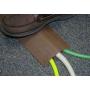 Electriduct D-2 Rubber Duct Cord Cover - 30 Inch (2.5 Feet) Gray Floor Cable Protector