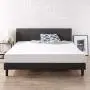 ZINUS Judy Upholstered Platform Bed Frame / Mattress Foundation / Wood Slat Support / No Box Spring Needed / Easy Assembly, King ZINUS Judy Upholstered Platform Bed Frame / Mattress Foundation / Wood Slat Support / No Box Spring Needed / Easy Assembly, King