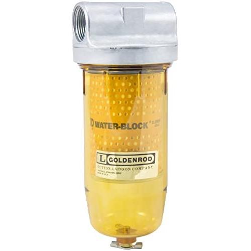 Goldenrod Dutton-Lainson Water Block Fuel Filter With 1'' NPT Top Cap