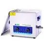 DK SONIC Ultrasonic Cleaner-Commercial Ultrasonic Cleaner with Heater and Basket for Metal Parts,Carburetor,Fuel Injector,Brass,Auto Parts,Engine Parts,Motor Repair Tools,etc (15L, H)