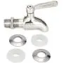 Beverage Dispenser Replacement Spigot,Oak Leaf Stainless Steel Spigot Polished Finished, Dispenser Replacement Faucet