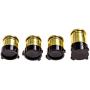 Xbox One Bullet Buttons Raplacement A B X Y Real Bullet Brass Casings Gold Brass w/ Silver Nickel Primer