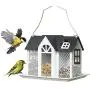 Kingsyard Bird Feeder House for Outside Metal Mesh Wild Bird Feeder Home with Triple Feeders for Finch Cardinal Weatherproof Garden Yard Outdoor Decoration, NOT Squirrel Proof Kingsyard Bird Feeder House for Outside Metal Mesh Wild Bird Feeder Home with Triple Feeders for Finch Cardinal Weatherproof Garden Yard Outdoor Decoration, NOT Squirrel Proof